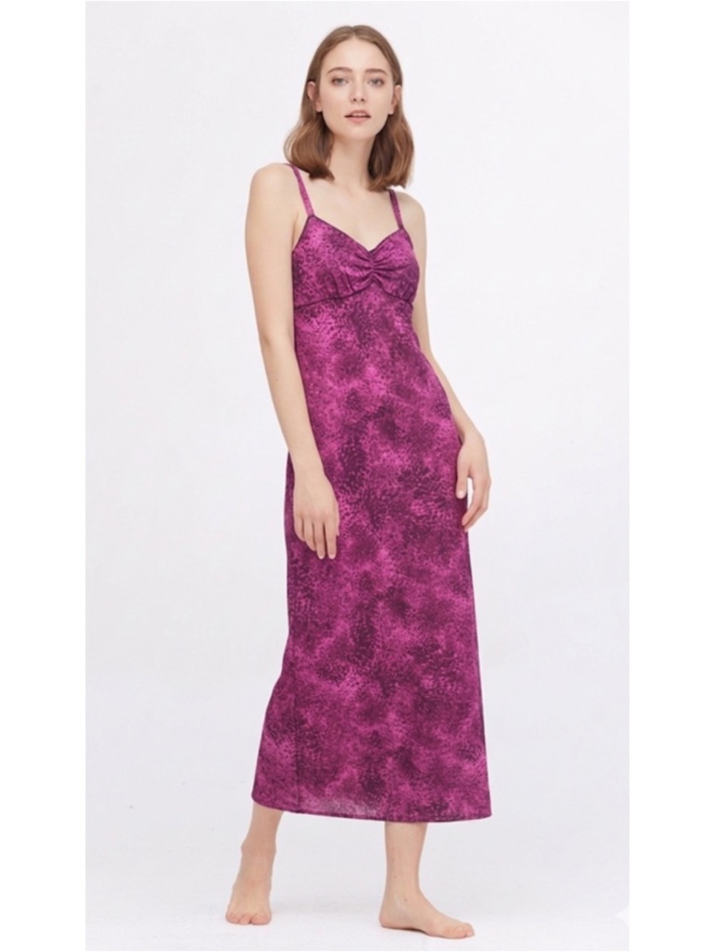 Alfani Sleep Gown Dress Leopard Animal Print Size XS